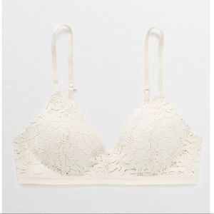 NWT AERIE REAL HAPPY WIRELESS LIGHTLY LINED BRA